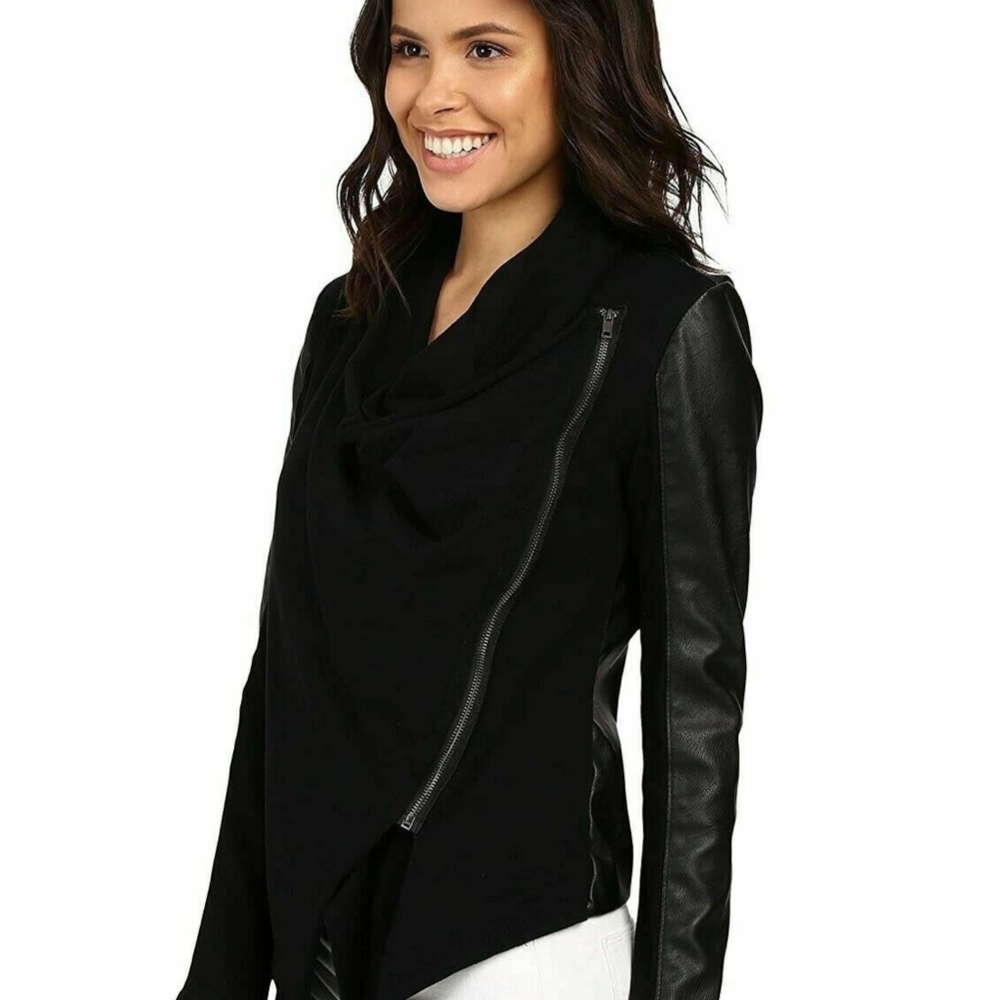 Blank NYC faux leather zip up - Picture 2 of 4
